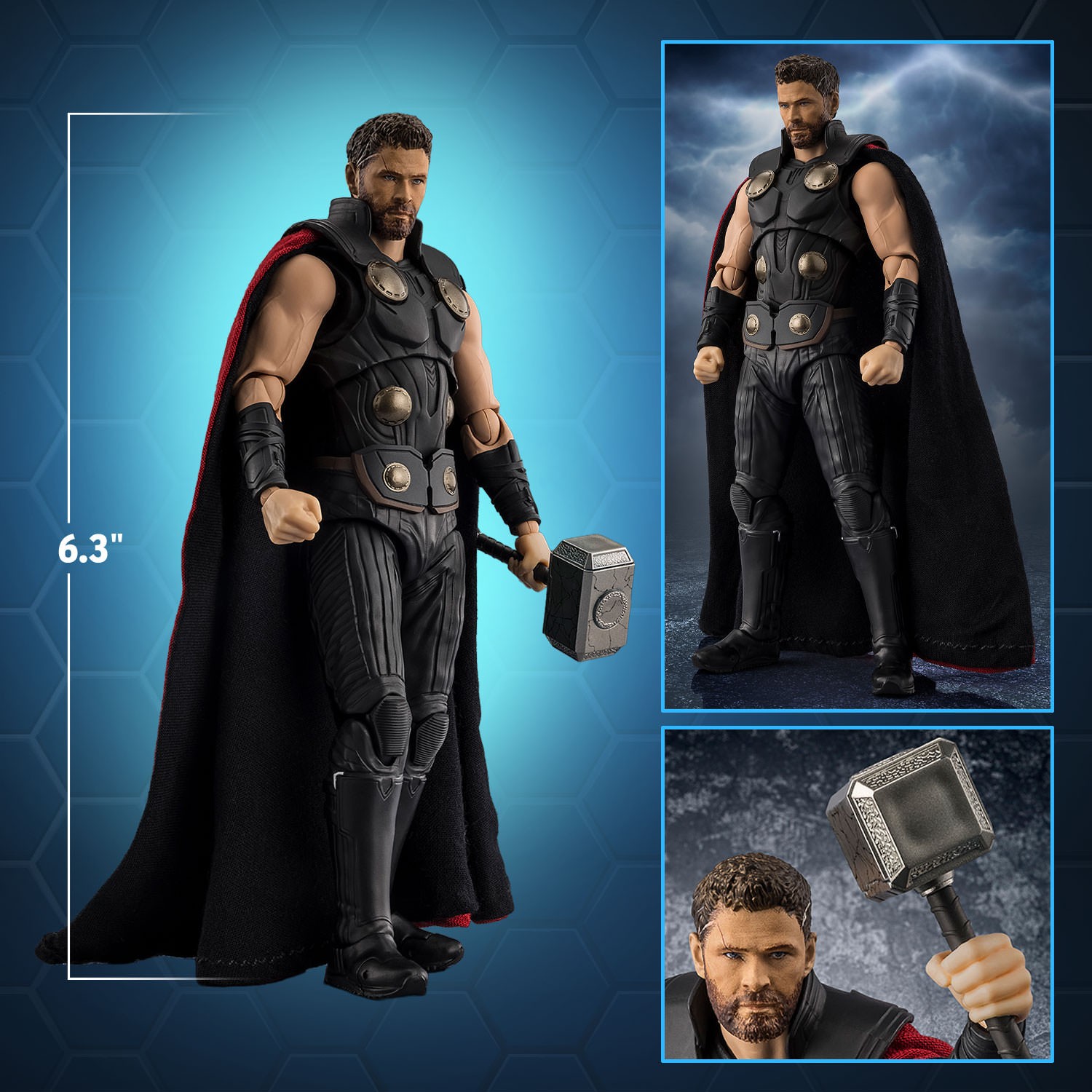 Marvel Thor (Avengers: Doomsday) Action Figure  (Prototype Shown) View 2