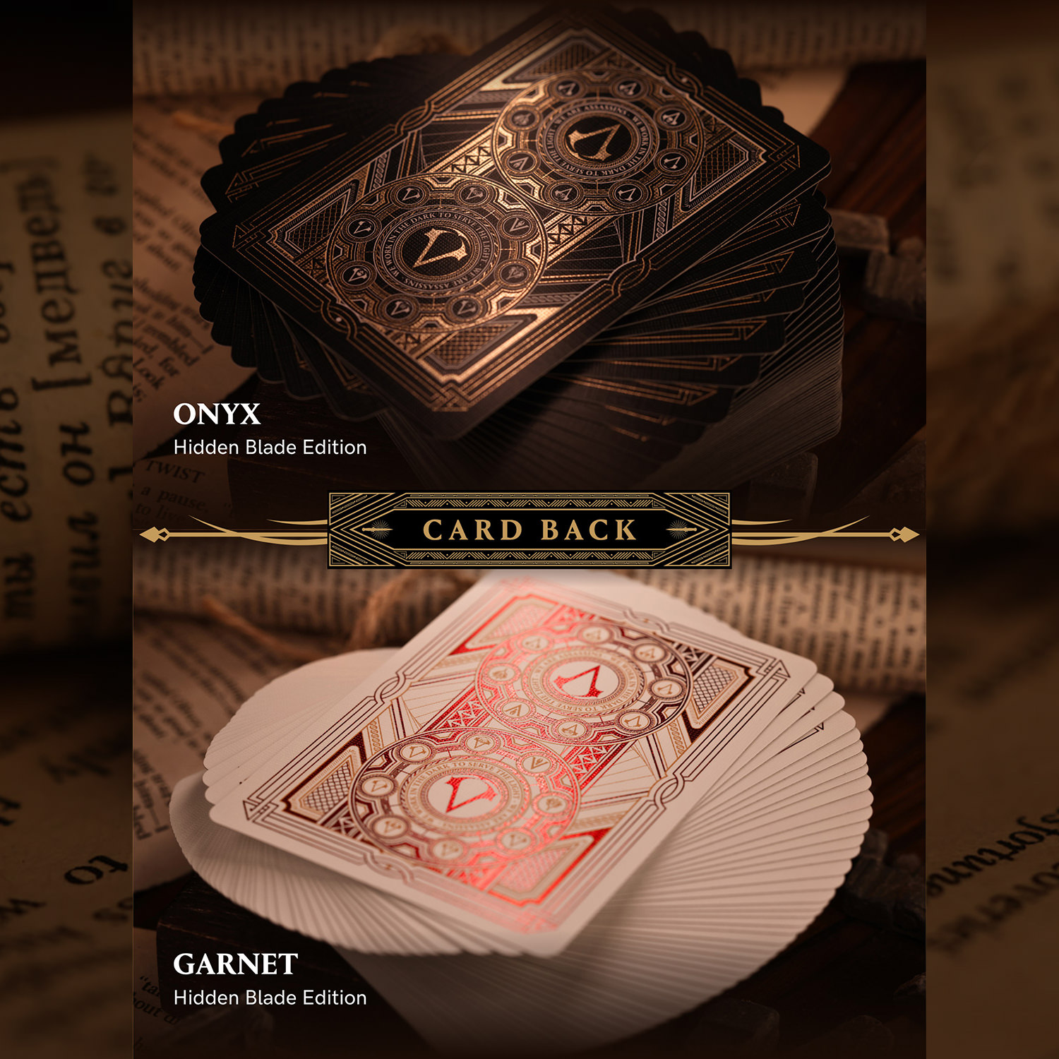 Assassins Creed Assassin's Creed Legacy Ver. II (Half-Brick Set) Playing Cards  (Prototype Shown) View 6