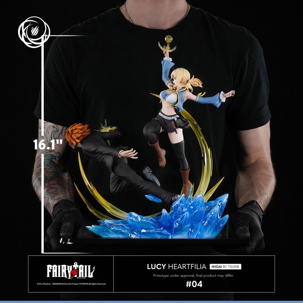 Fairy Tail Lucy Heartfilia Statues  (Prototype Shown) View 2