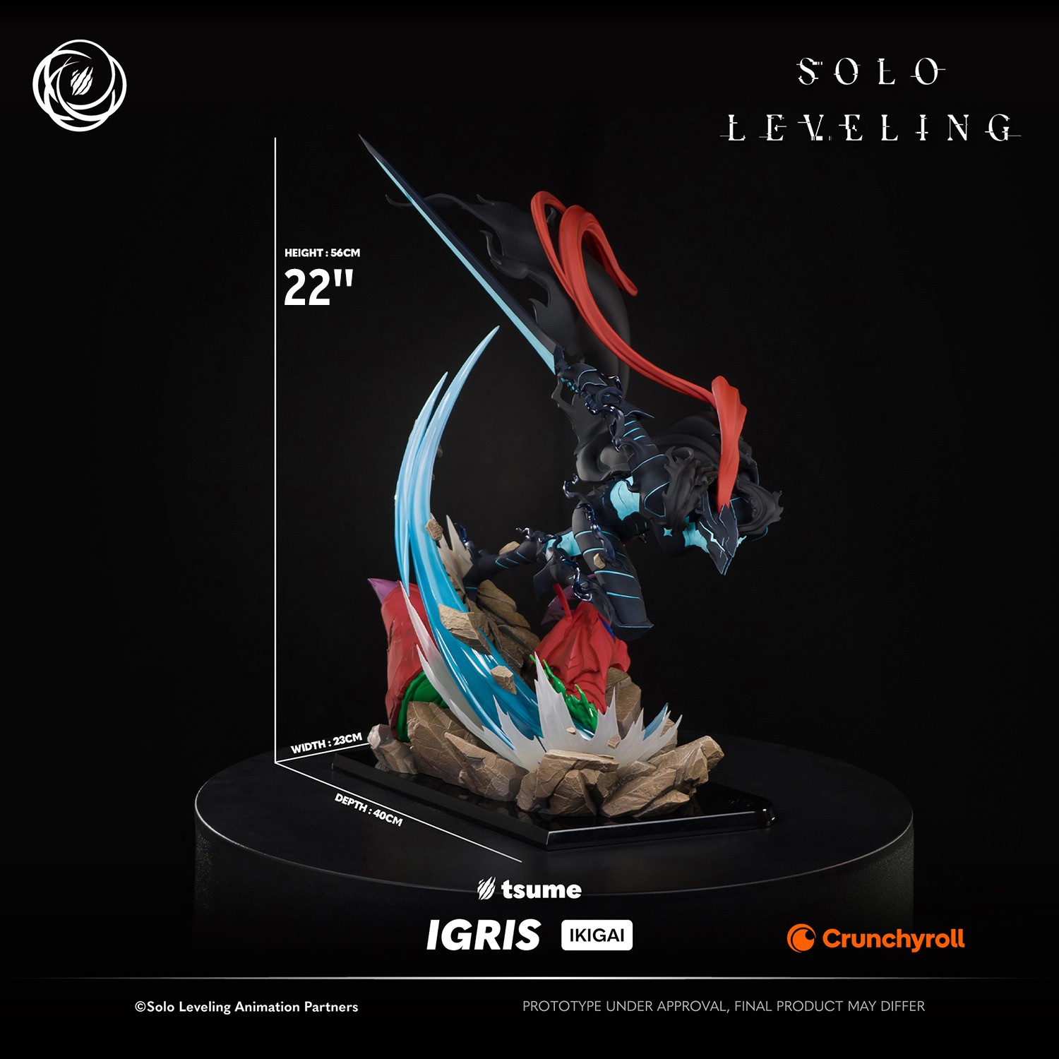 Solo Leveling Igris Statues  (Prototype Shown) View 2