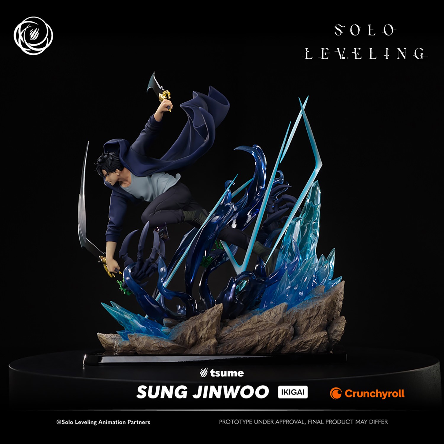 Solo Leveling Sung Jinwoo Statues  (Prototype Shown) View 3