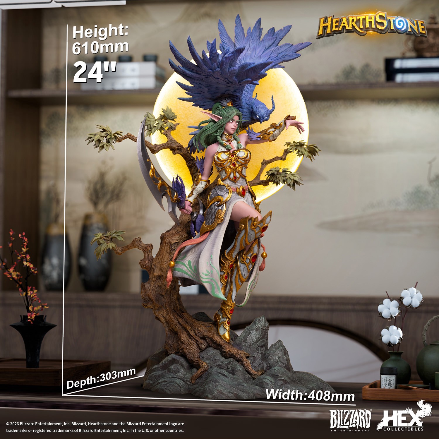 Warcraft Signature Tyrande Statues  (Prototype Shown) View 2