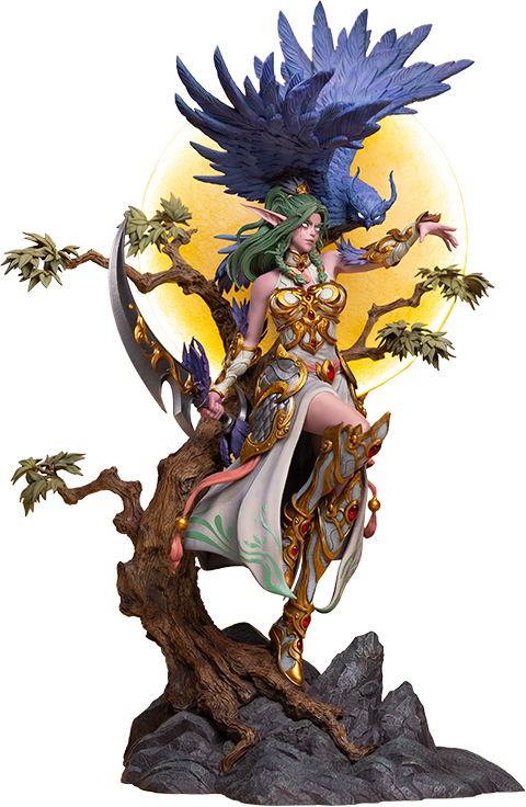 Warcraft Signature Tyrande Statues  (Prototype Shown) View 15