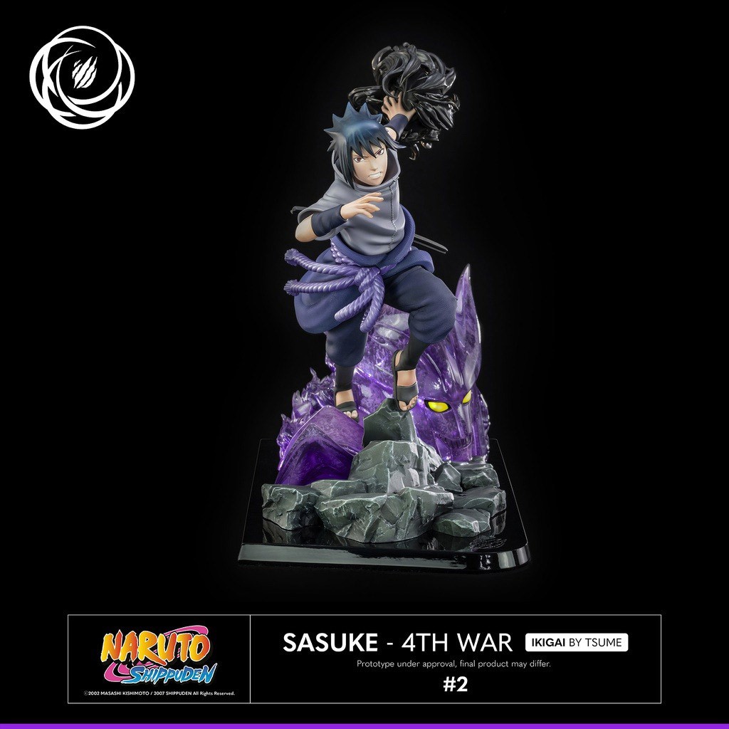 Naruto Sasuke – Fourth Great Ninja War Statues  (Prototype Shown) View 1