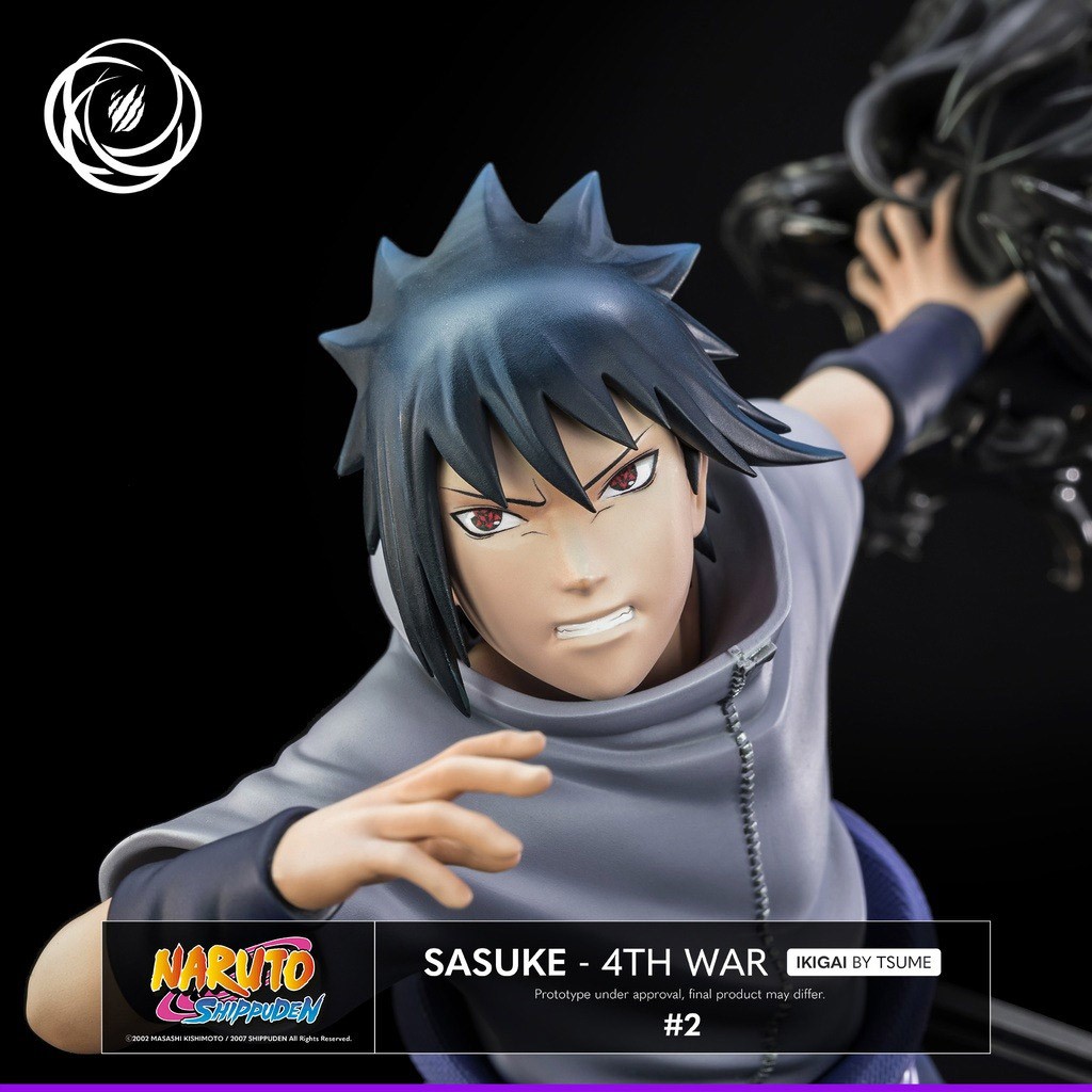 Naruto Sasuke – Fourth Great Ninja War Statues  (Prototype Shown) View 2