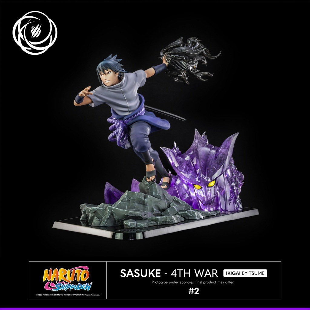 Naruto Sasuke – Fourth Great Ninja War Statues  (Prototype Shown) View 3