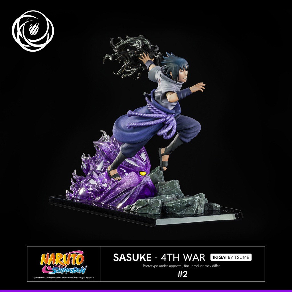 Naruto Sasuke – Fourth Great Ninja War Statues  (Prototype Shown) View 4