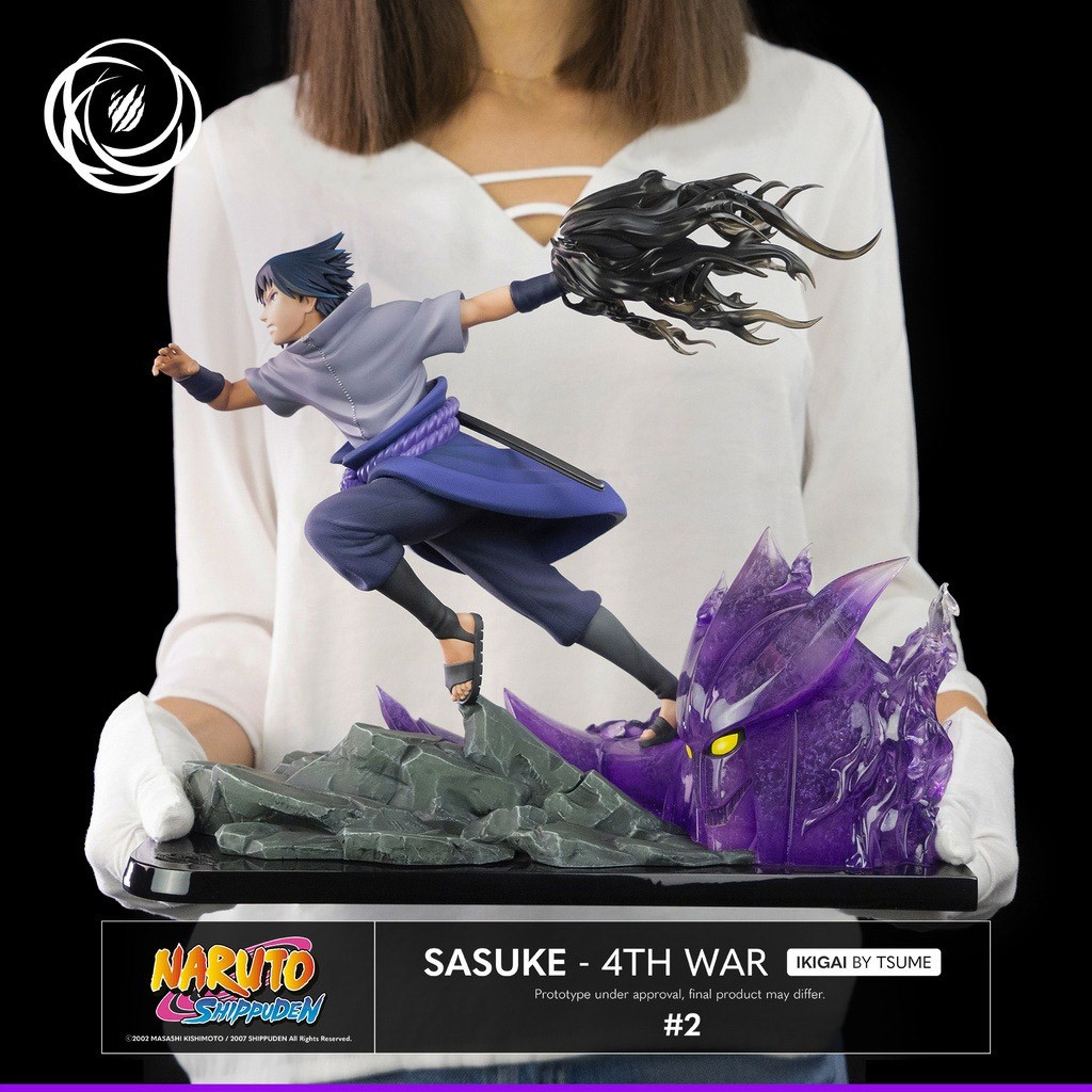 Naruto Sasuke – Fourth Great Ninja War Statues  (Prototype Shown) View 5