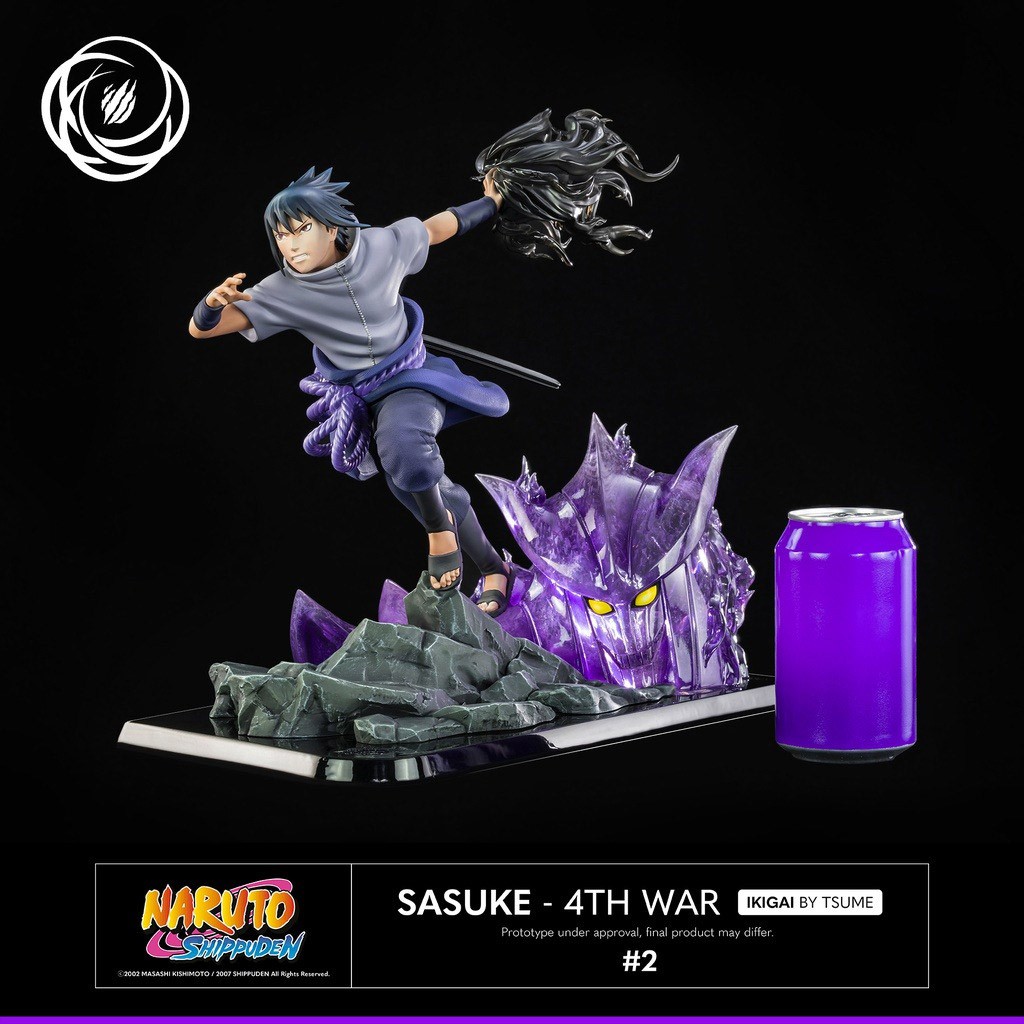 Naruto Sasuke – Fourth Great Ninja War Statues  (Prototype Shown) View 6