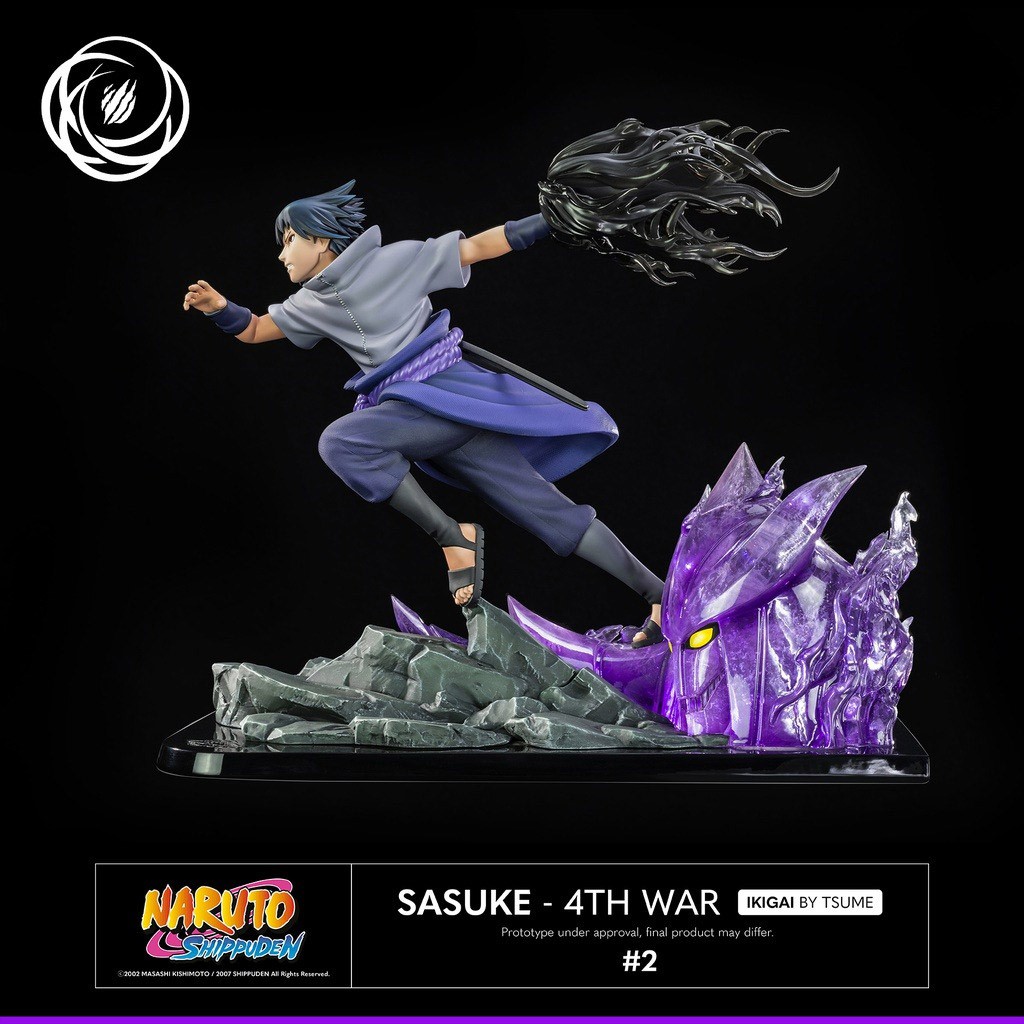 Naruto Sasuke – Fourth Great Ninja War Statues  (Prototype Shown) View 7