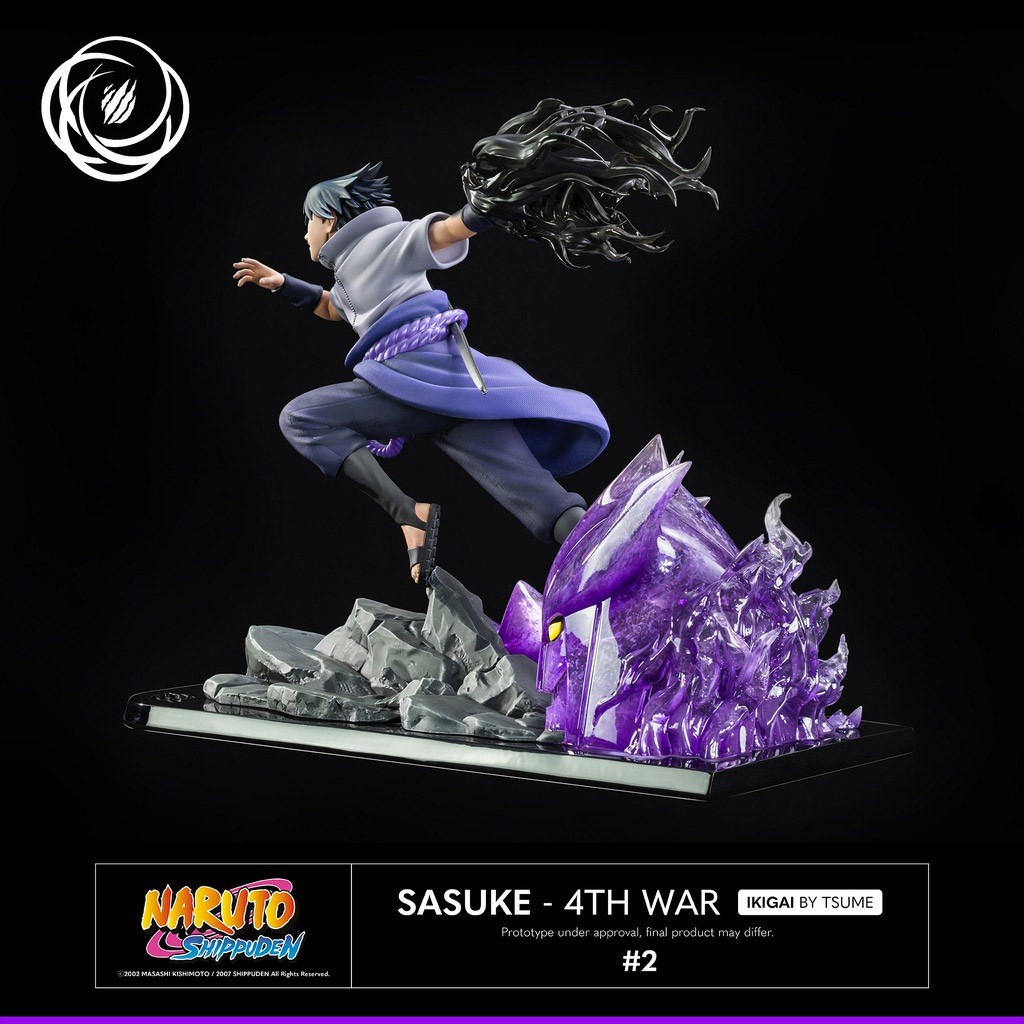 Naruto Sasuke – Fourth Great Ninja War Statues  (Prototype Shown) View 8