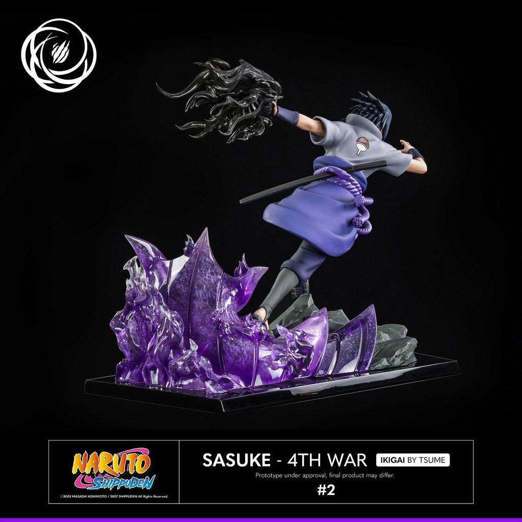 Naruto Sasuke – Fourth Great Ninja War Statues  (Prototype Shown) View 10
