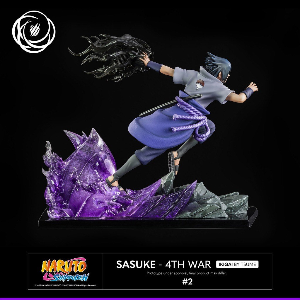Naruto Sasuke – Fourth Great Ninja War Statues  (Prototype Shown) View 11