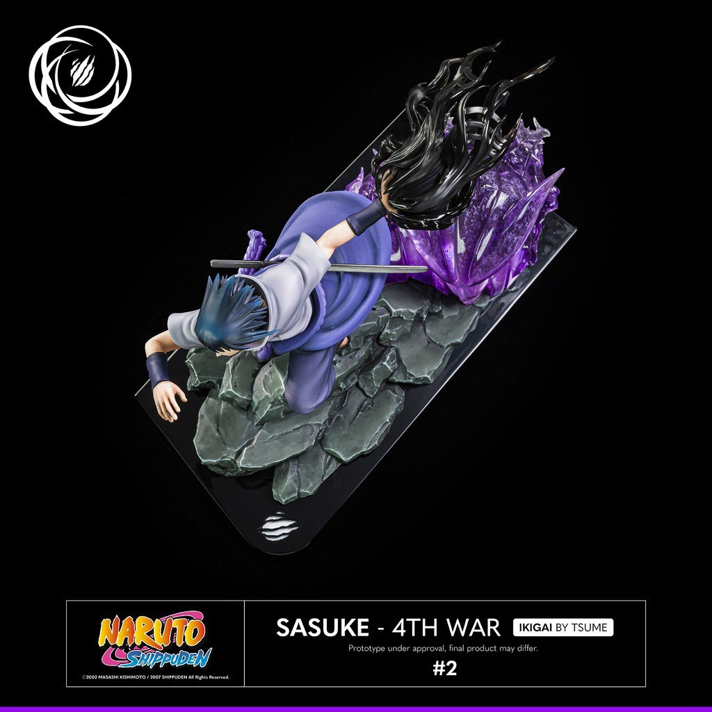 Naruto Sasuke – Fourth Great Ninja War Statues  (Prototype Shown) View 12