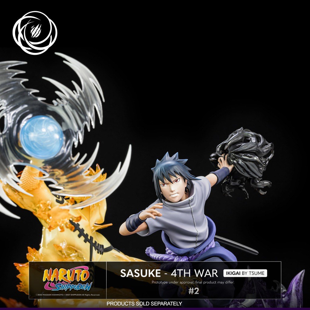 Naruto Sasuke – Fourth Great Ninja War Statues  (Prototype Shown) View 13