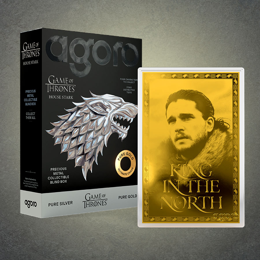 Game of Thrones House Stark Blind Box Silver Collectible  (Prototype Shown) View 1