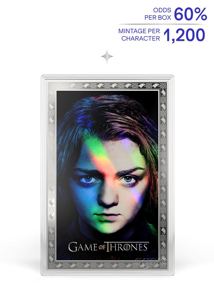 Game of Thrones House Stark Blind Box Silver Collectible  (Prototype Shown) View 5