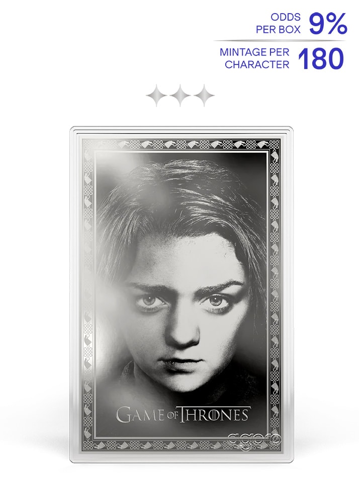 Game of Thrones House Stark Blind Box Silver Collectible  (Prototype Shown) View 7