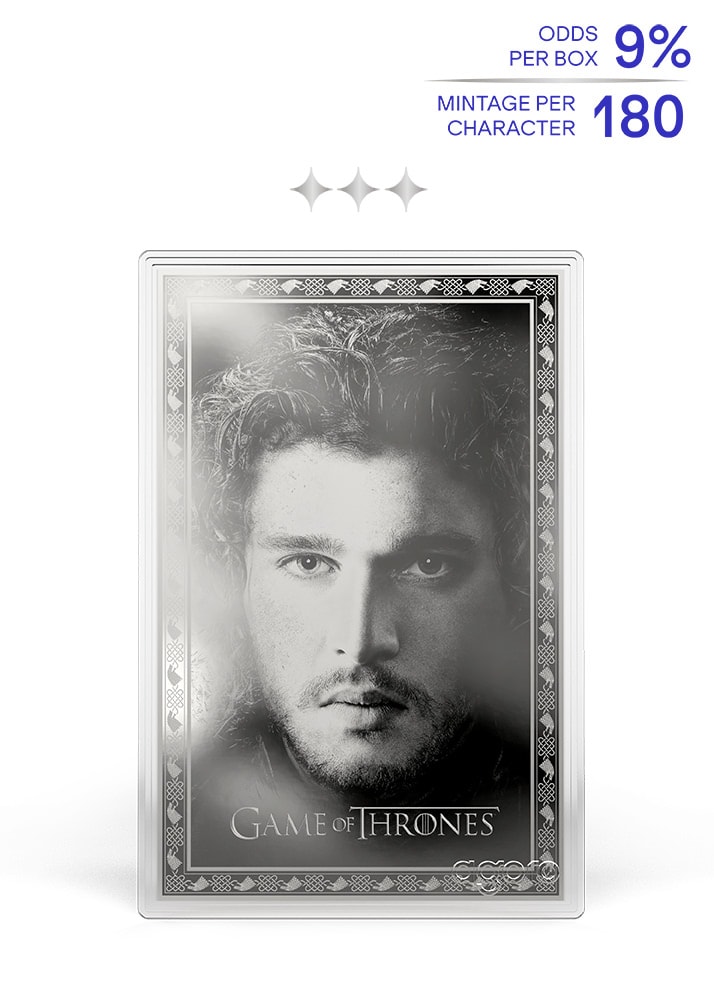 Game of Thrones House Stark Blind Box Silver Collectible  (Prototype Shown) View 15