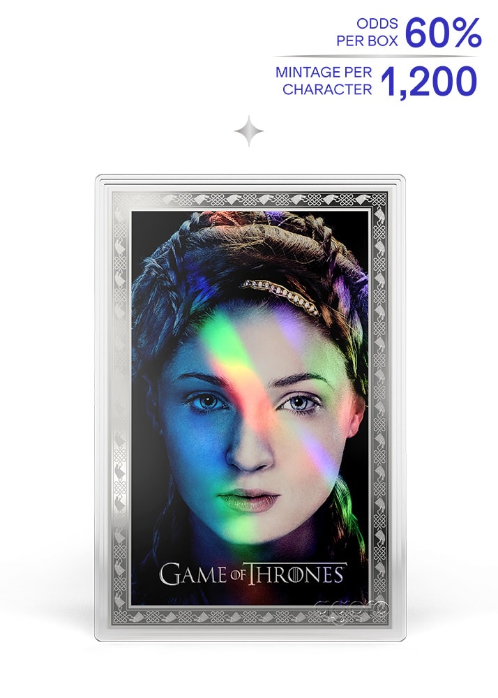 Game of Thrones House Stark Blind Box Silver Collectible  (Prototype Shown) View 17