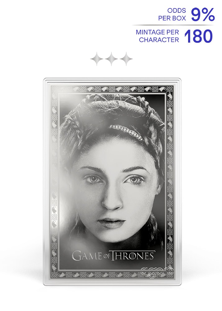 Game of Thrones House Stark Blind Box Silver Collectible  (Prototype Shown) View 19