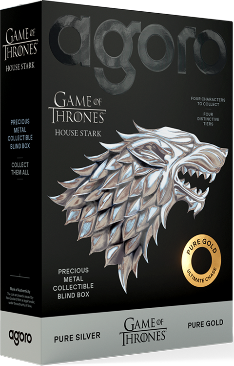 Game of Thrones House Stark Blind Box Silver Collectible  (Prototype Shown) View 21