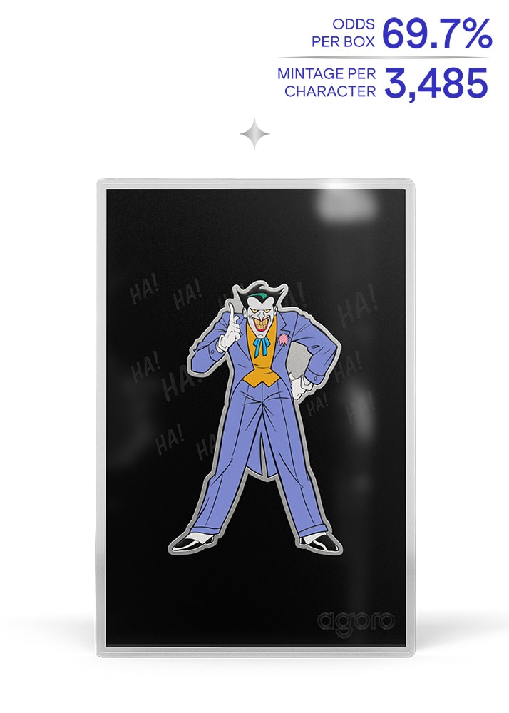 DC Comics BATMAN: THE ANIMATED SERIES Joker Blind Box Silver Collectible  (Prototype Shown) View 5