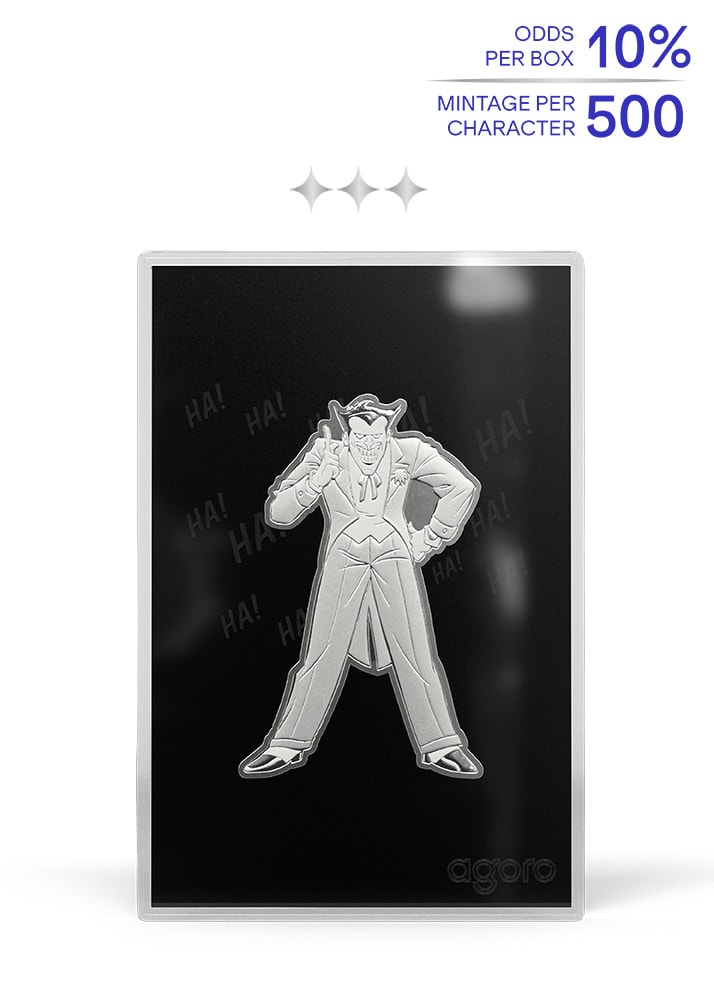 DC Comics BATMAN: THE ANIMATED SERIES Joker Blind Box Silver Collectible  (Prototype Shown) View 7