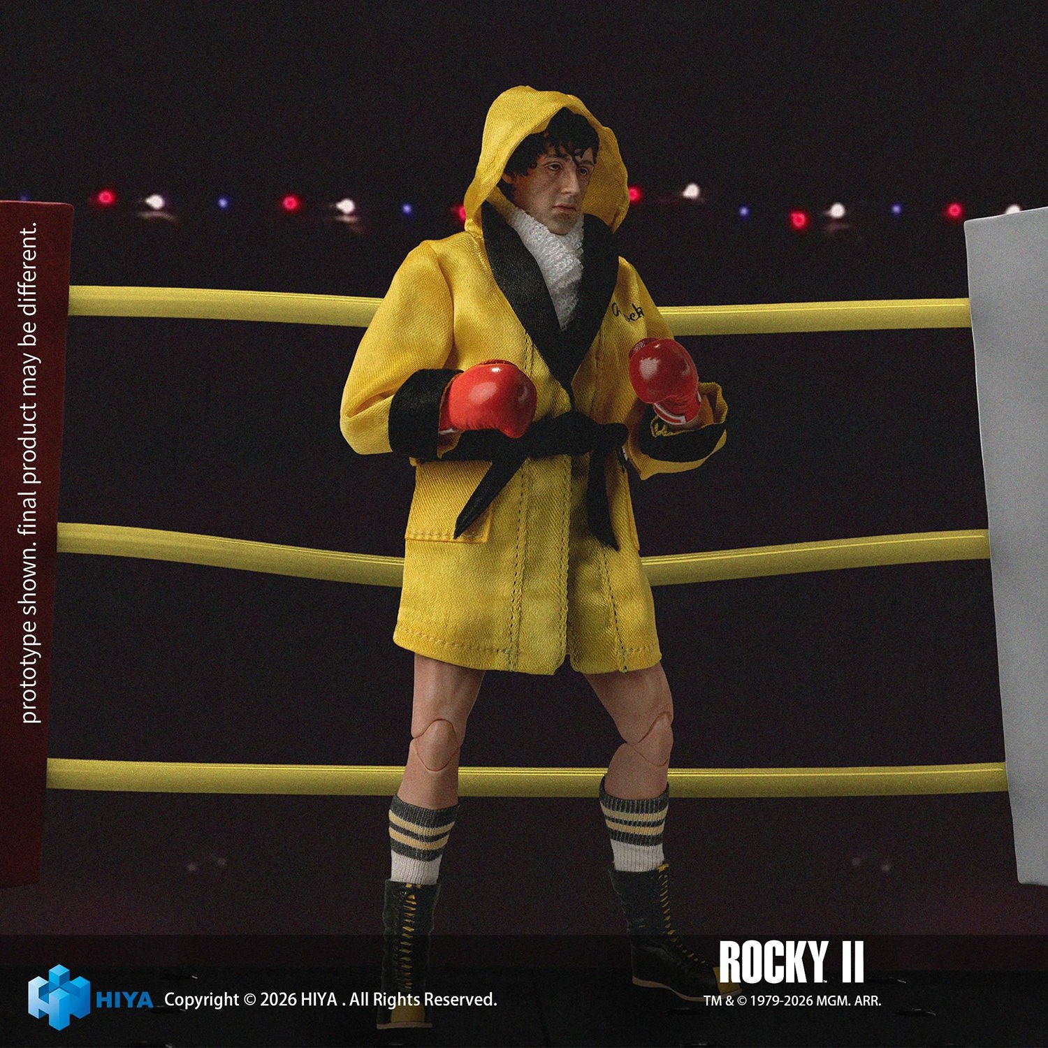 Rocky Rocky II (Boxer Version) Action Figure  (Prototype Shown) View 1