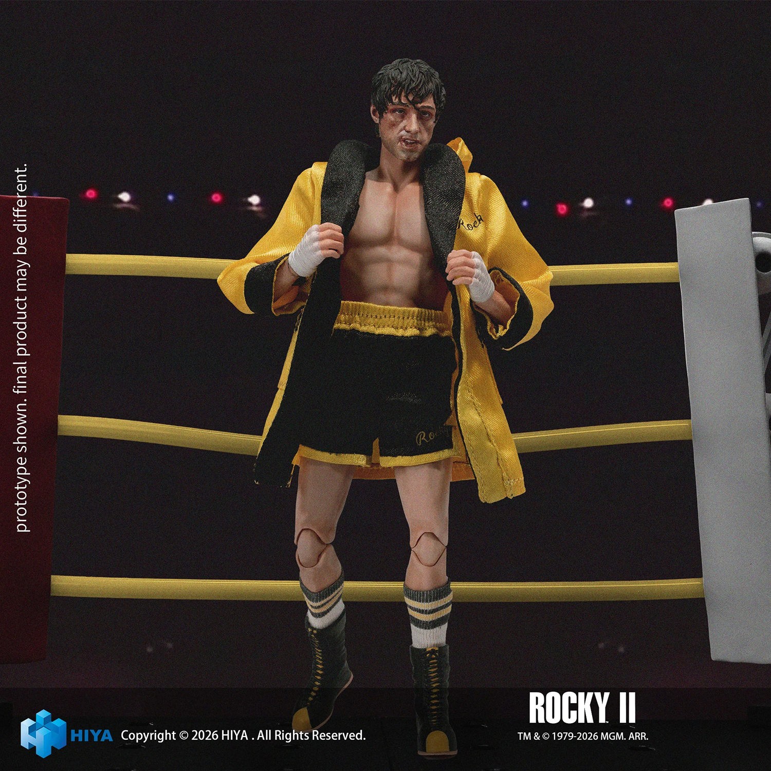 Rocky Rocky II (Boxer Version) Action Figure  (Prototype Shown) View 3