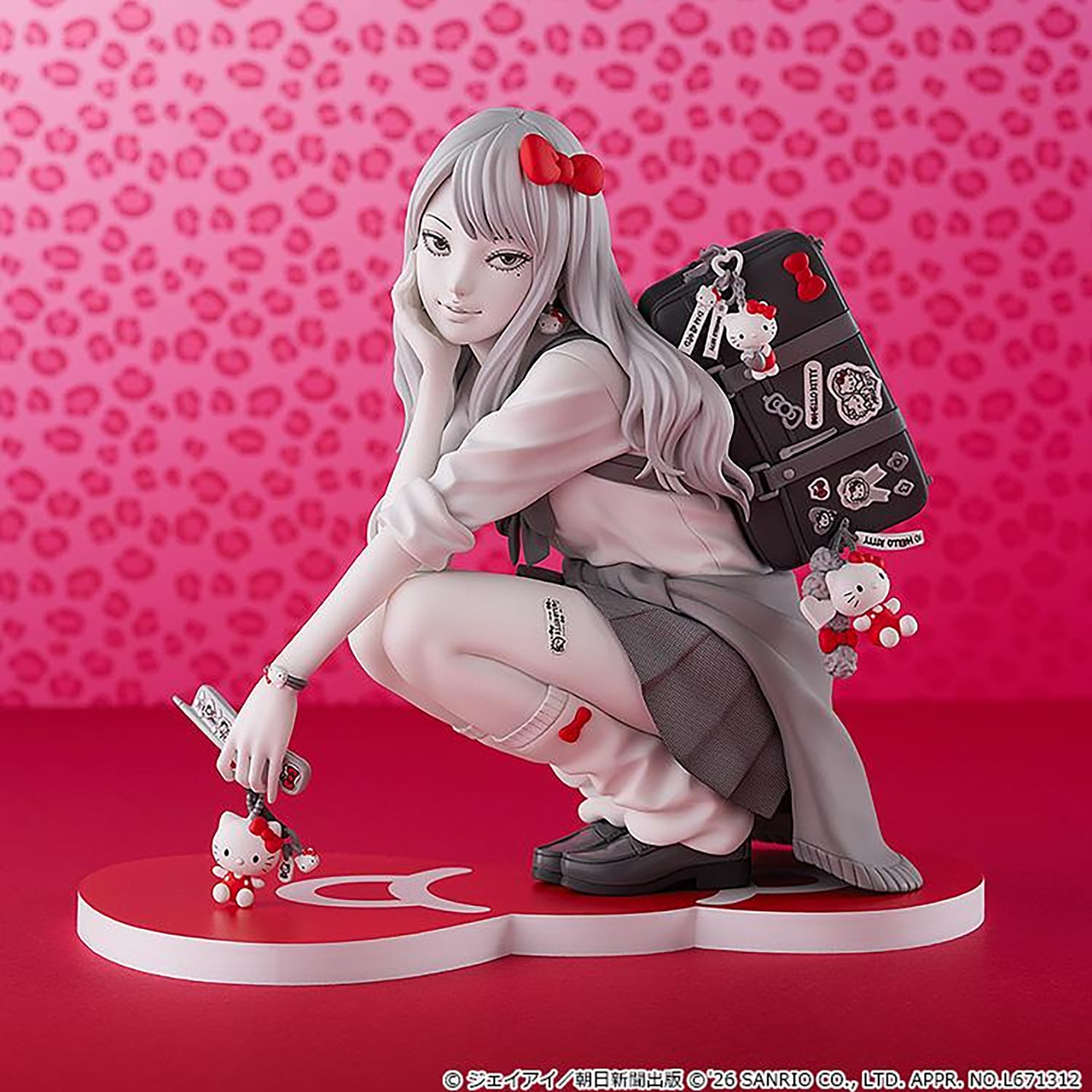 Hello Kitty Gyaru Tomie x Hello Kitty Collectible Figure  (Prototype Shown) View 1
