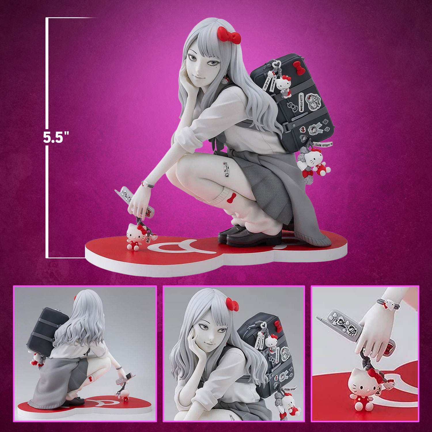 Hello Kitty Gyaru Tomie x Hello Kitty Collectible Figure  (Prototype Shown) View 2