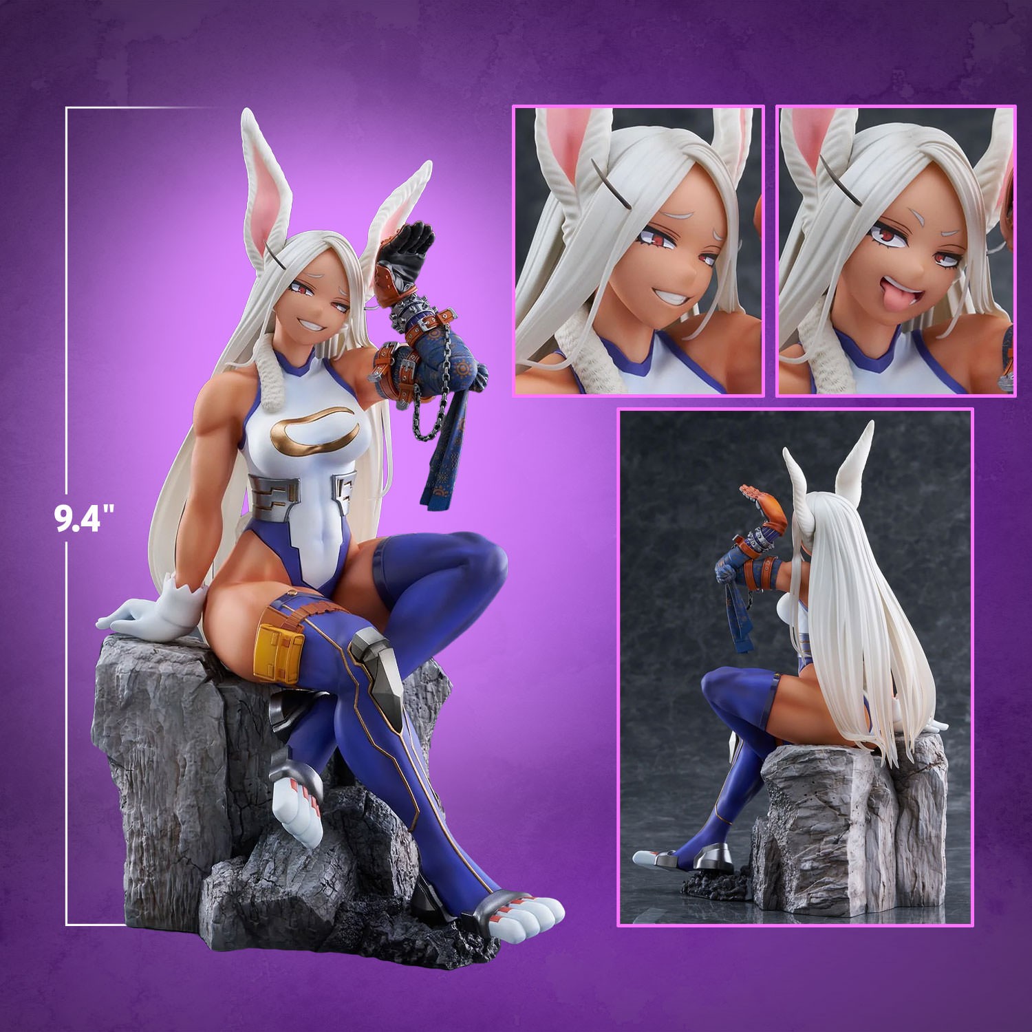 My Hero Academia Mirko -Rabbit- Collectible Figure  (Prototype Shown) View 2
