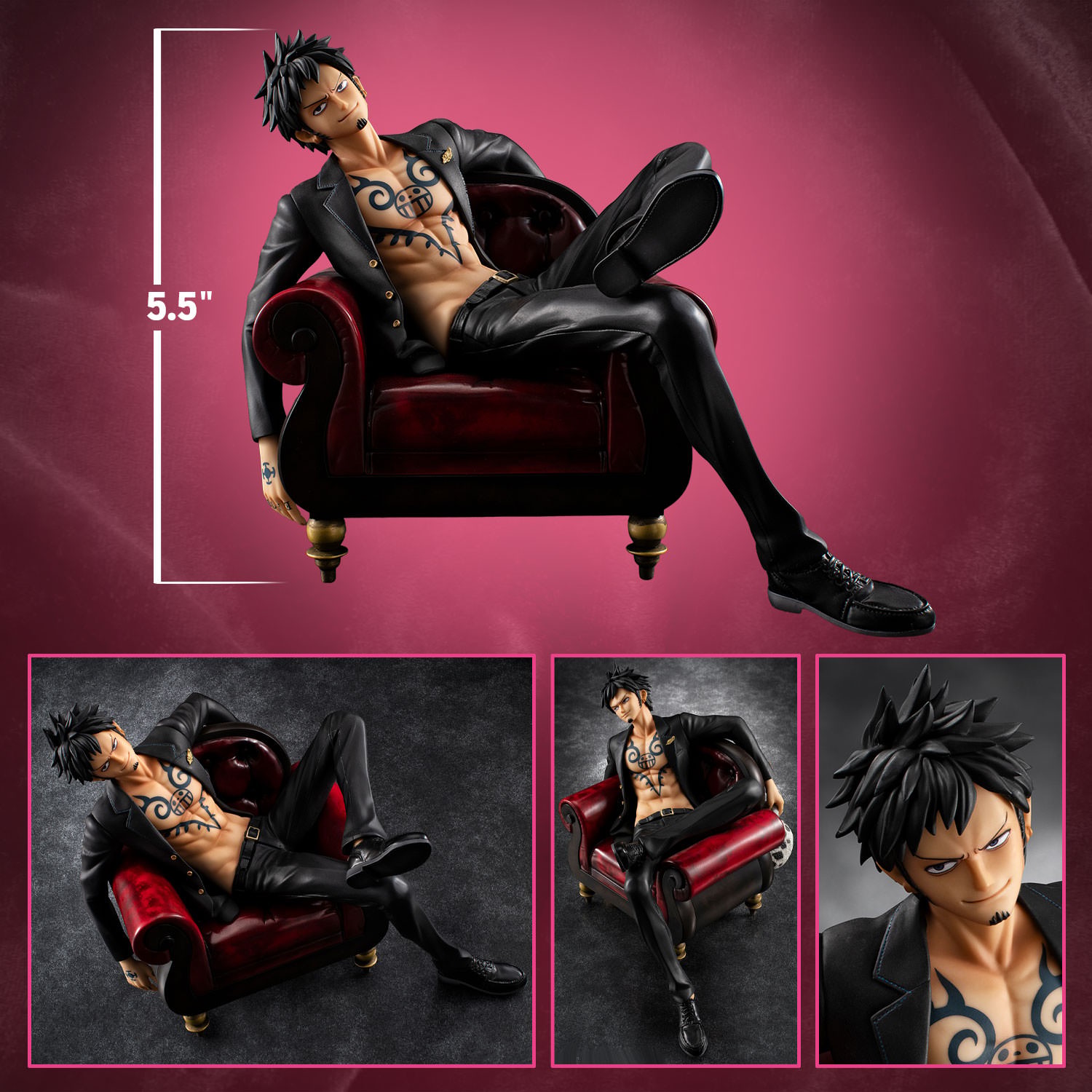 One Piece Trafalgar Law Ver.R Collectible Figure  (Prototype Shown) View 2
