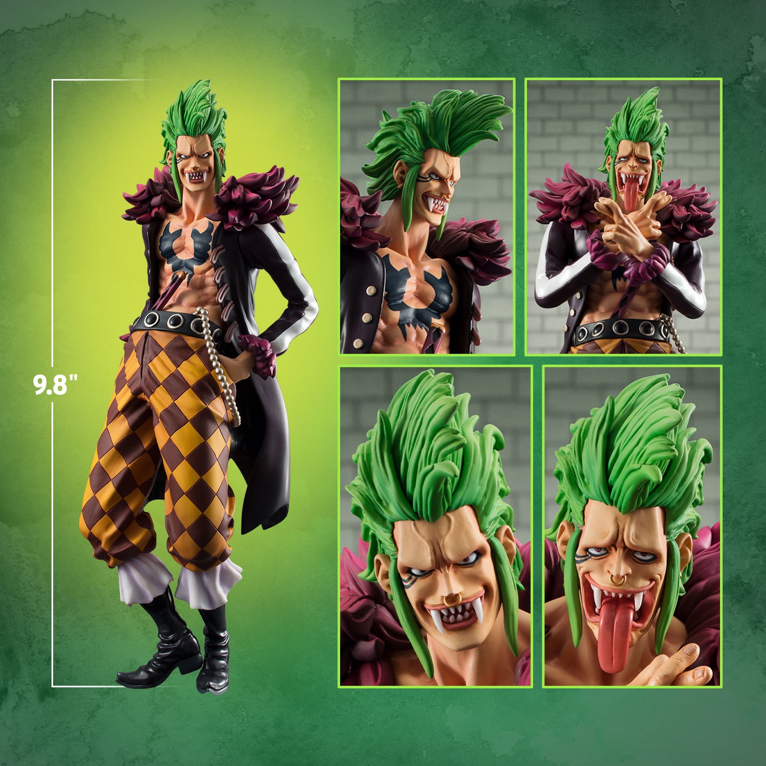 One Piece Bartolomeo the Cannibal Collectible Figure  (Prototype Shown) View 2