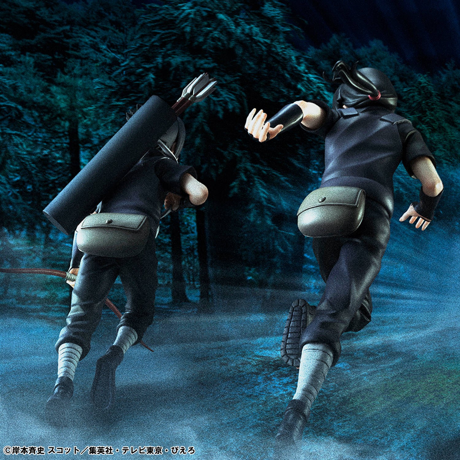 Naruto Itachi Uchiha & Sasuke Collectible Figure  (Prototype Shown) View 3