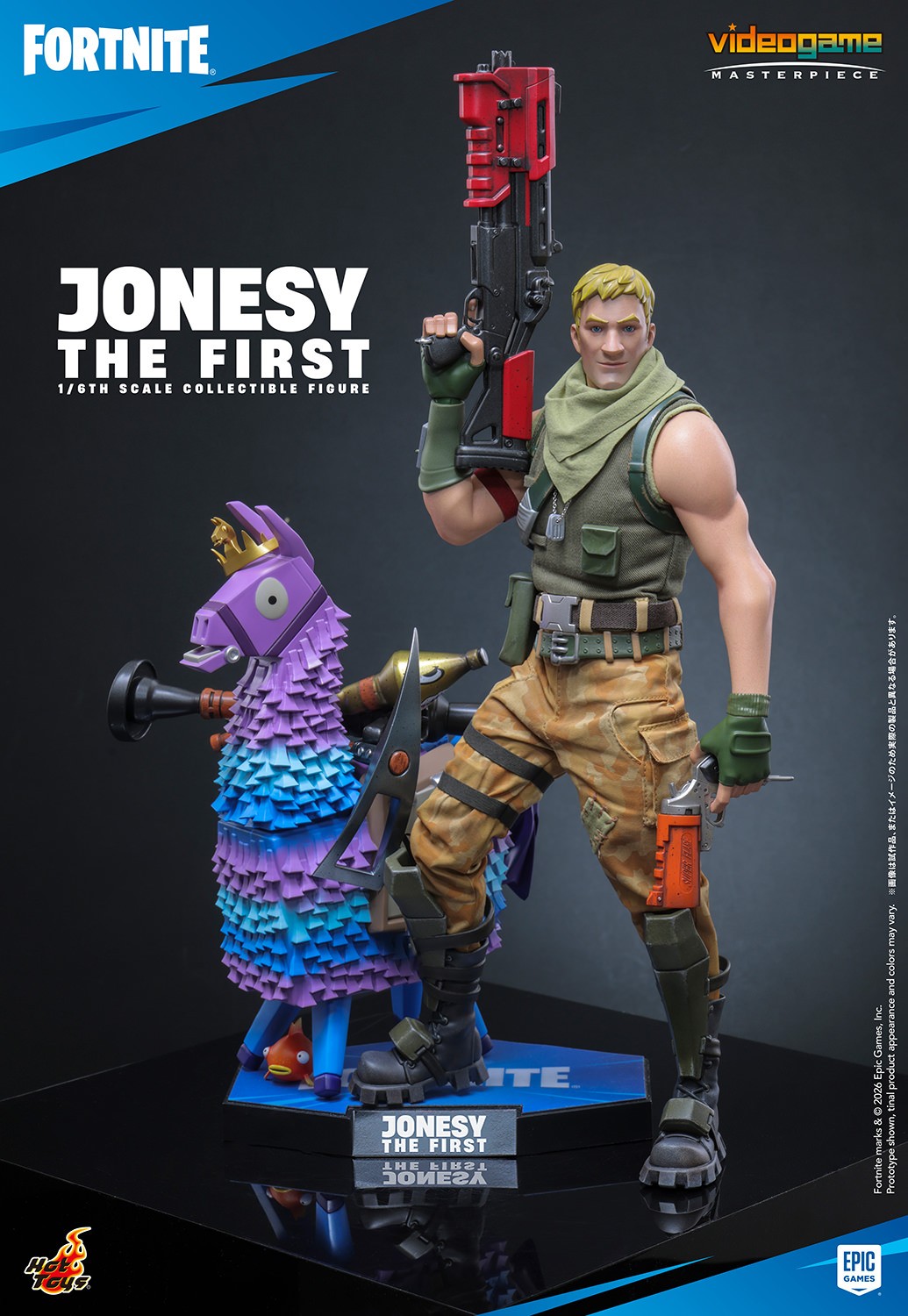 Fortnite Jonesy The First Sixth Scale Figure  (Prototype Shown) View 17