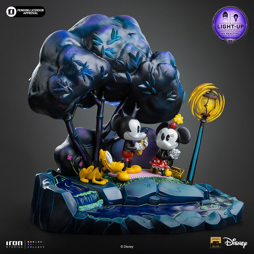 Disney Mickey, Minnie, and Pluto’s Day at the Park Deluxe 1:10 Scale Statue  (Prototype Shown) View 14