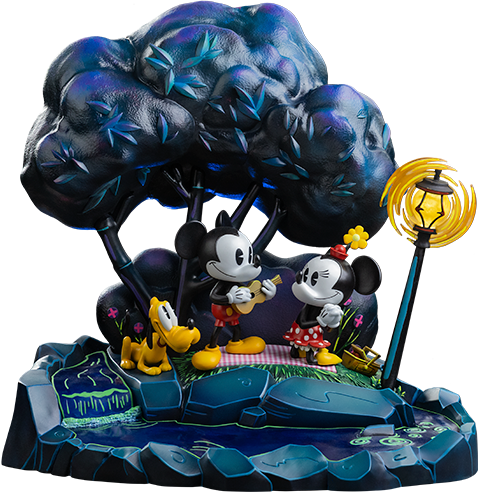 Disney Mickey, Minnie, and Pluto’s Day at the Park Deluxe 1:10 Scale Statue  (Prototype Shown) View 15