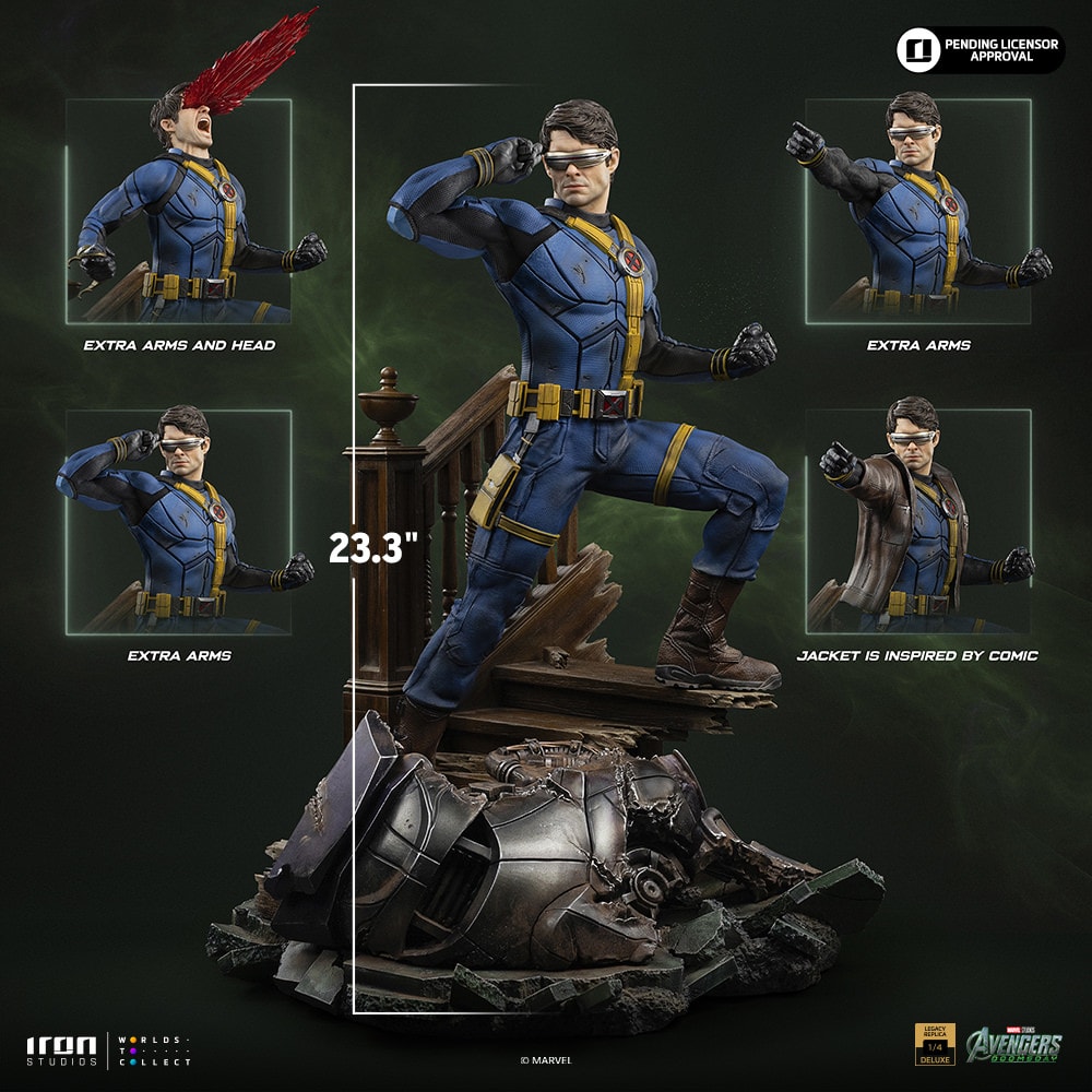 Marvel Cyclops Deluxe Quarter Scale Statue  (Prototype Shown) View 2
