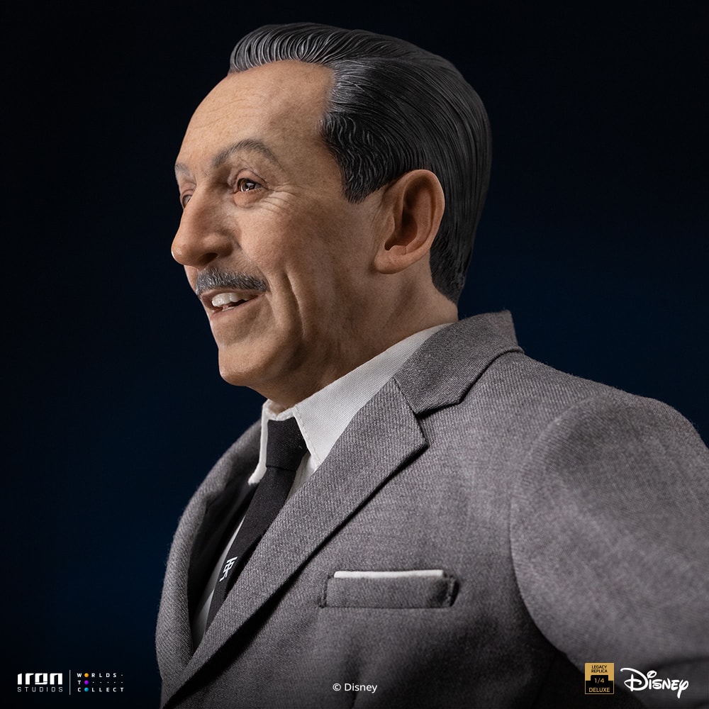Disney Walt Disney & Mickey Mouse Quarter Scale Statue  (Prototype Shown) View 4
