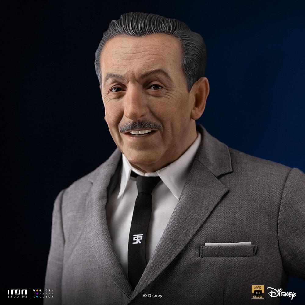 Disney Walt Disney & Mickey Mouse Quarter Scale Statue  (Prototype Shown) View 5