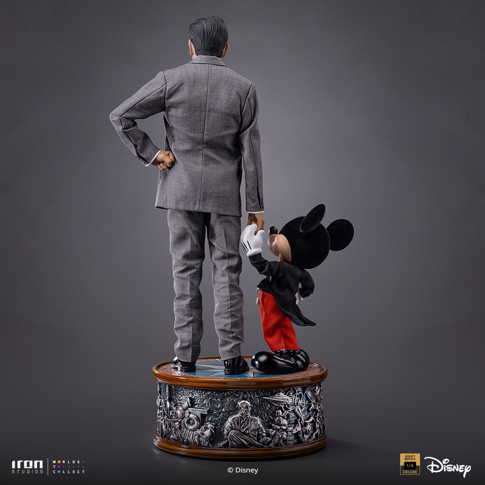 Disney Walt Disney & Mickey Mouse Quarter Scale Statue  (Prototype Shown) View 11