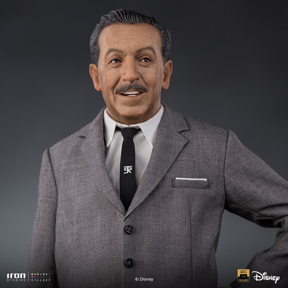 Disney Walt Disney & Mickey Mouse Quarter Scale Statue  (Prototype Shown) View 16