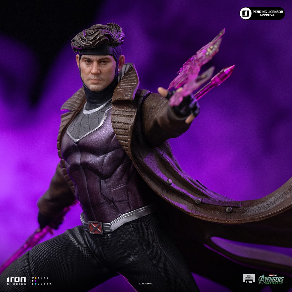 Marvel Gambit 1:10 Scale Statue  (Prototype Shown) View 1