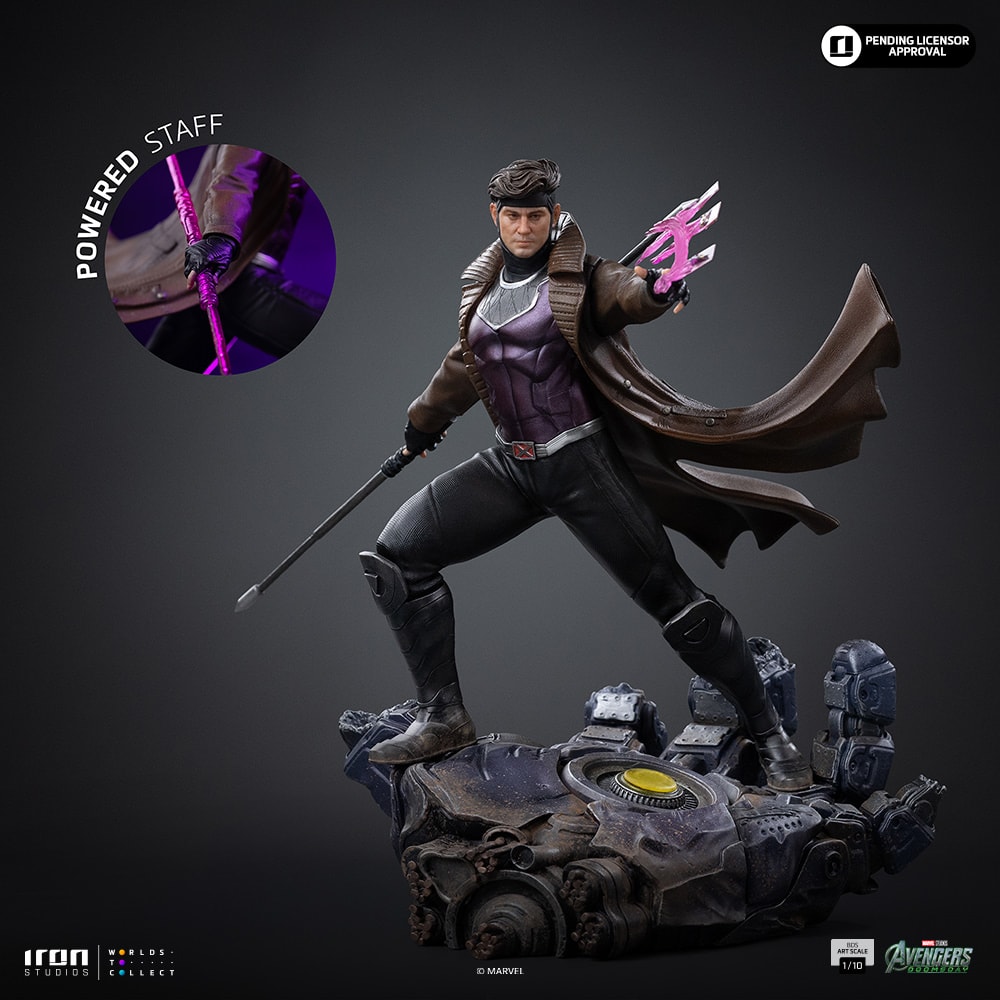 Marvel Gambit 1:10 Scale Statue  (Prototype Shown) View 10
