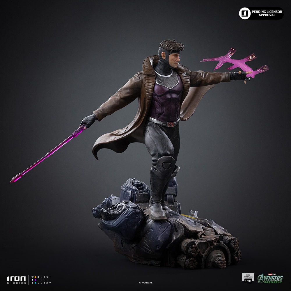 Marvel Gambit 1:10 Scale Statue  (Prototype Shown) View 12