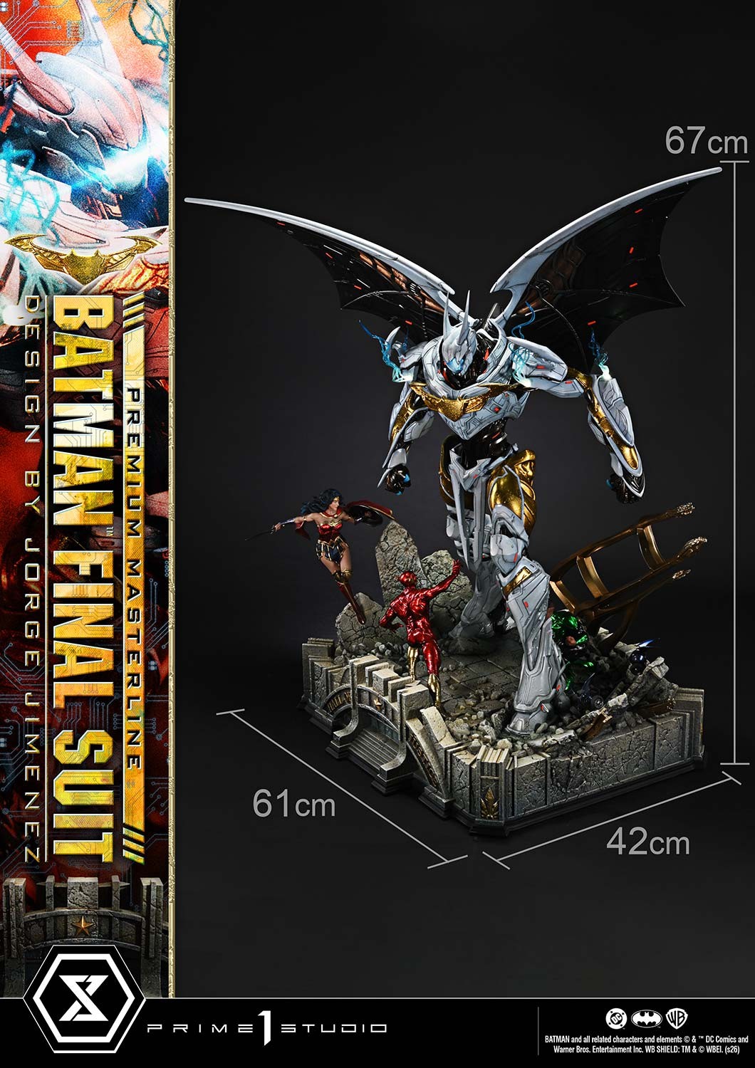 DC Comics Batman Final Suit (Bonus Version) Statues  (Prototype Shown) View 9