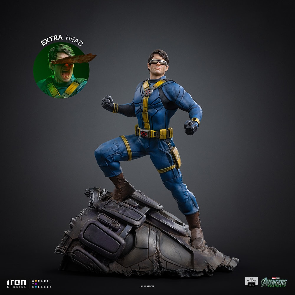 Marvel Cyclops 1:10 Scale Statue  (Prototype Shown) View 9