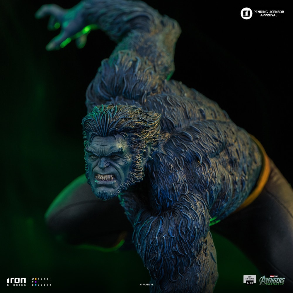 Marvel Beast 1:10 Scale Statue  (Prototype Shown) View 3